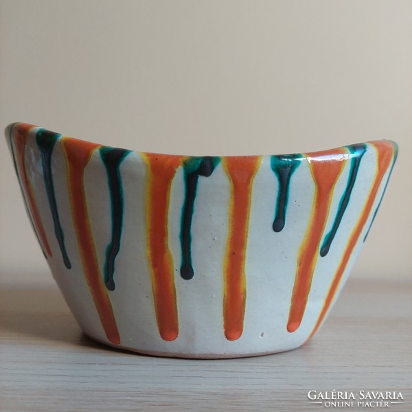 Mid century retro ceramic bowl