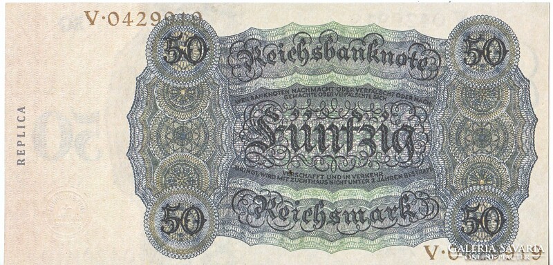 Germany 50 marks 1924 replica unc
