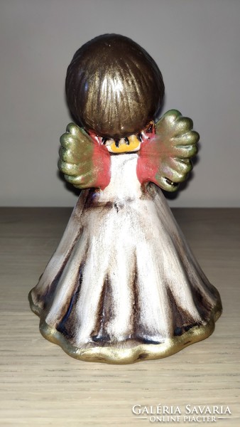 Original Bozner Engel Thun kerámia angyal gyertyatartó 20 cm