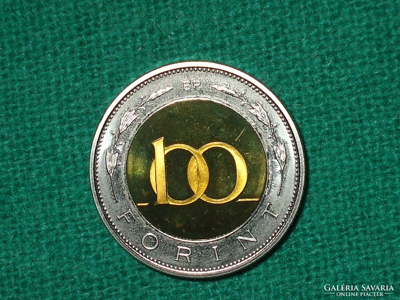 100 Forint 2008! Only 7,000 pcs. ! Mirror beat! It was not in circulation! It's bright!