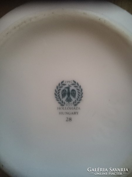 White porcelain vase from Hollóháza