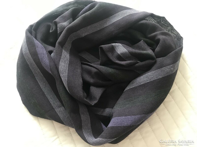 Fraas round scarf with double-sided design, 170 x 32 cm