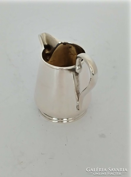 Silver cream pouring jug