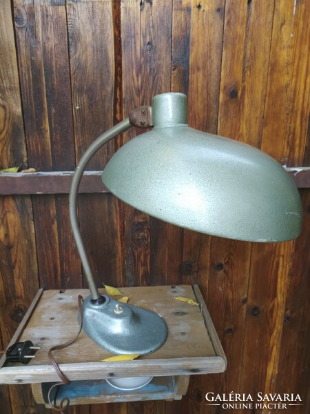 Nagybúrás fém asztali lámpa loft stíl