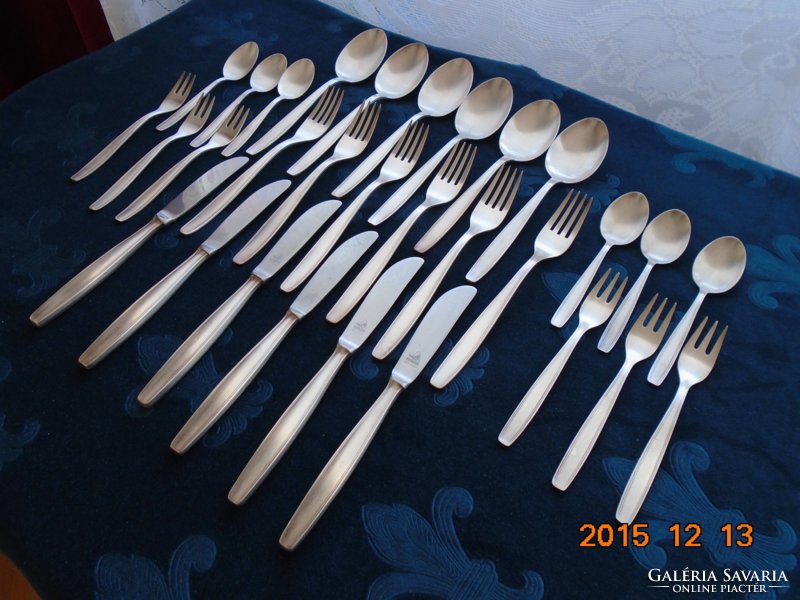 30 pieces of wmf/auerhahn 90 silver-plated German cutlery set in a box 6 pieces