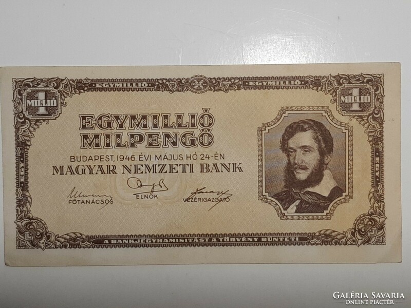 One million milpengő 1946 nice condition