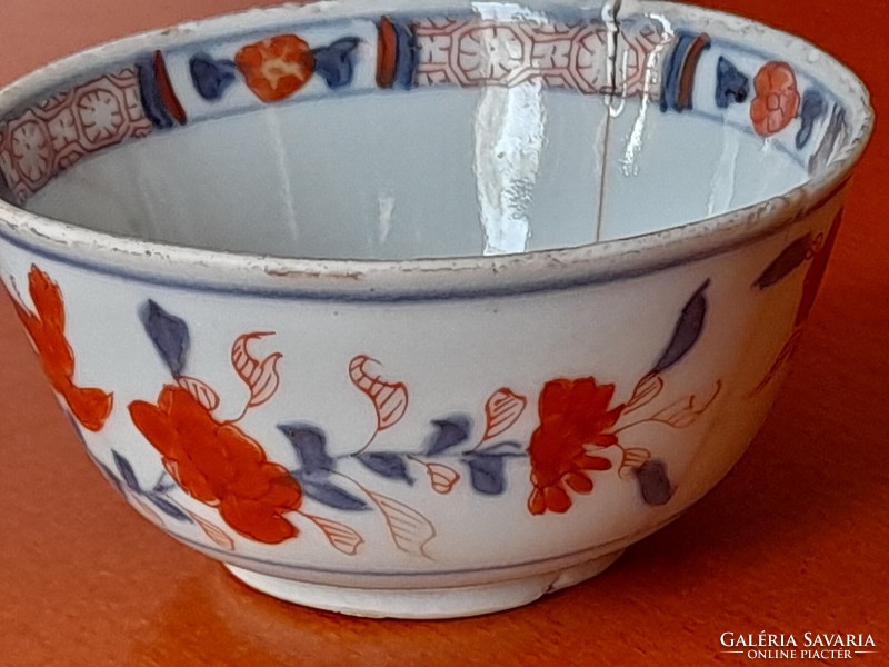 Kínai porcelán tálka, csésze + alj, 1800-as évek első fele