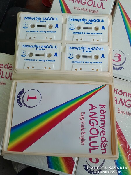 Easy English 1-6. - With 4 cassettes