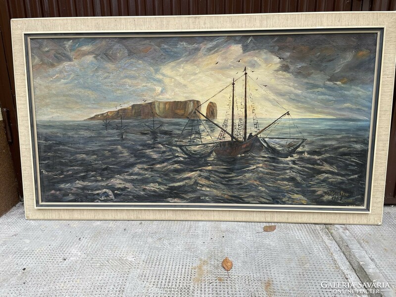 Huge sea painting