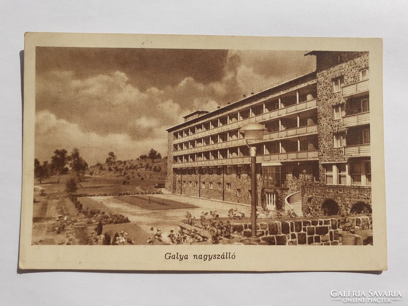 Old postcard 1951 galya grand hotel galyaetö photo postcard
