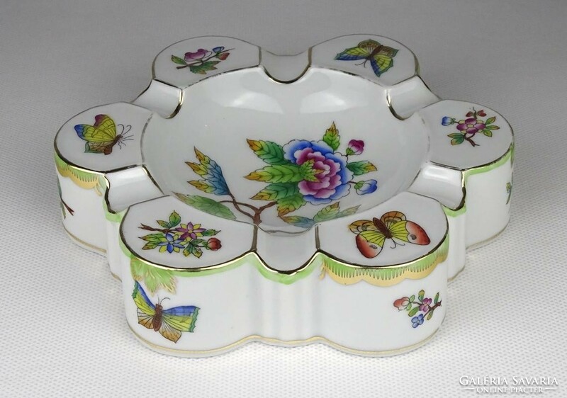 1K933 Herend Victoria patterned porcelain ashtray