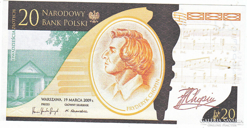 Poland 20 zloty circulation commemorative coin 2009 replica unc