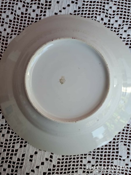 10 db ritka rózsás Zsolnay tányérok tányér mélytányér hagyaték  Gyűjtői étkészlet