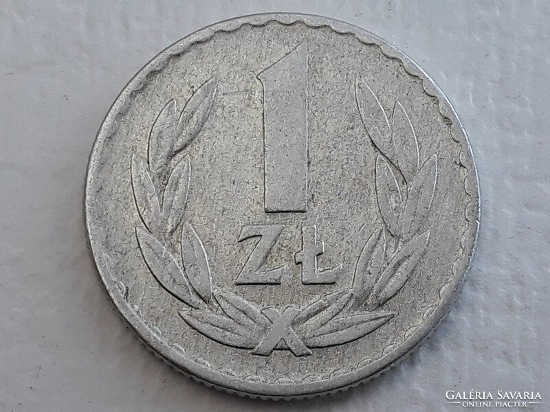 Poland 1 zloty 1969 coin - 1 zloty zl aluminum 1969 foreign coin
