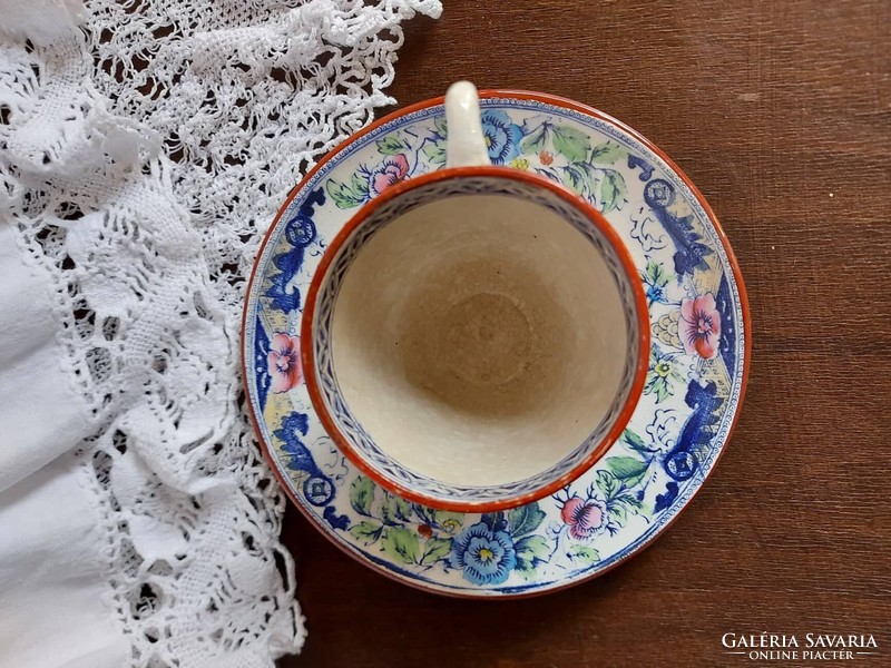 Antik fajansz Creil et Montereau kávés csésze