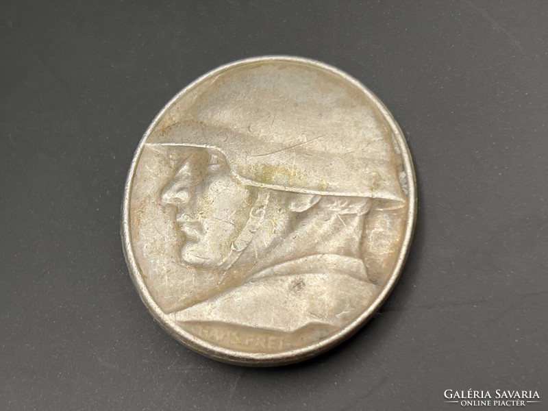 Silver World War II military brooch/pin/medal hans frei
