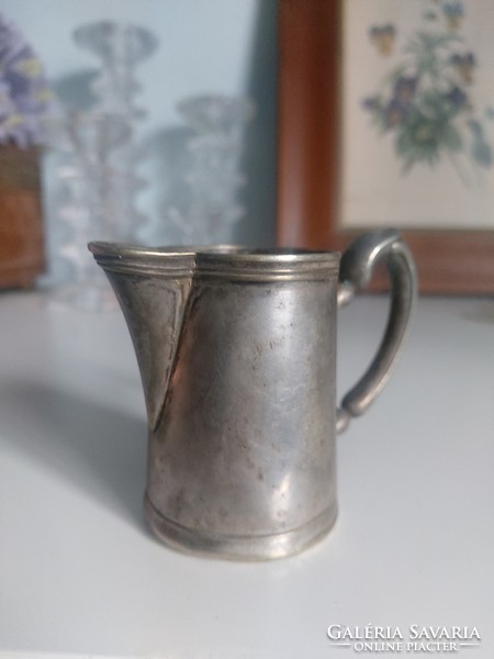 19th century French, silver-plated, renowned, small Christofle spout, marked