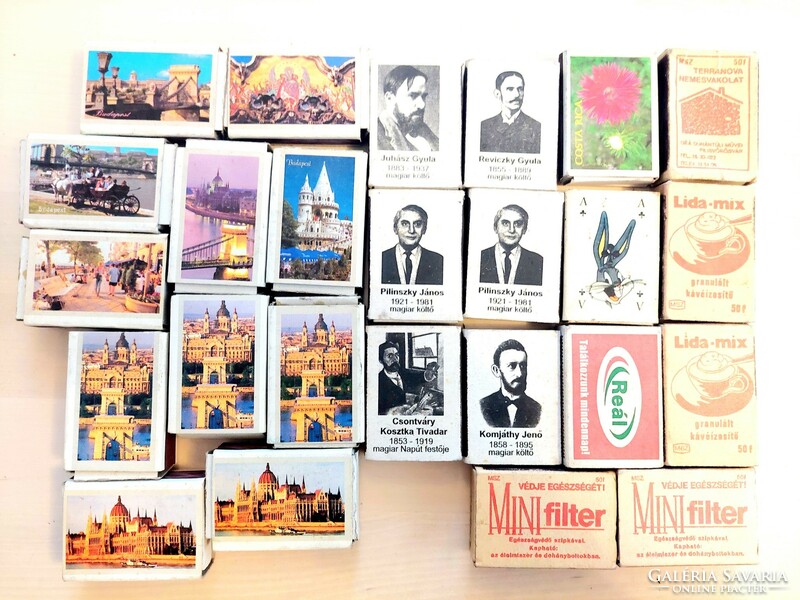 25-piece matchbox collection