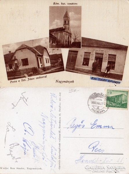 Nagymányok részletek 1940-53       .Posta van !