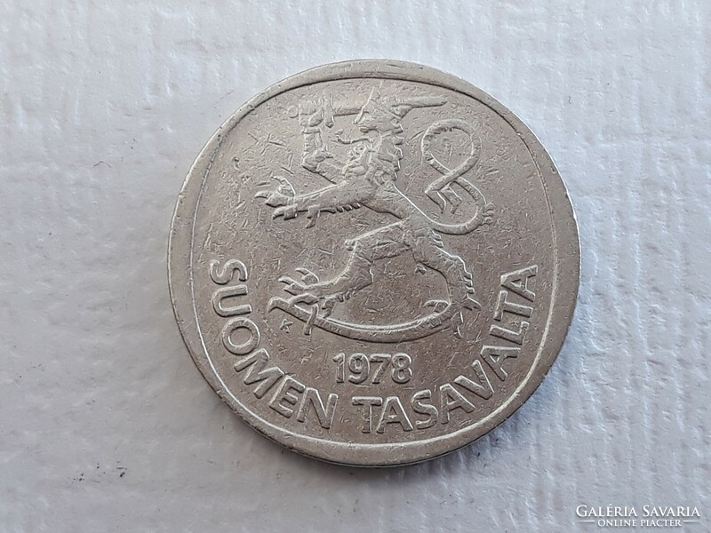Finland 1 marka 1978 coin - 1 marka 1978 soumen tasavalta foreign coin