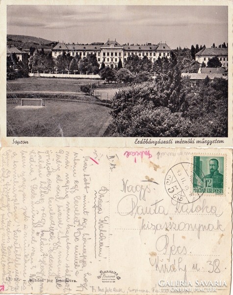 Sopron University of Forestry and Mining Engineering 1943. There is a post office!