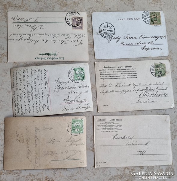 Antik képeslap levelezőlap papír régiség csomag 3.