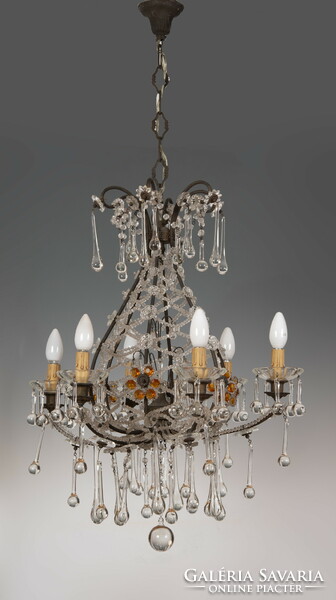 Baccara style crystal chandelier