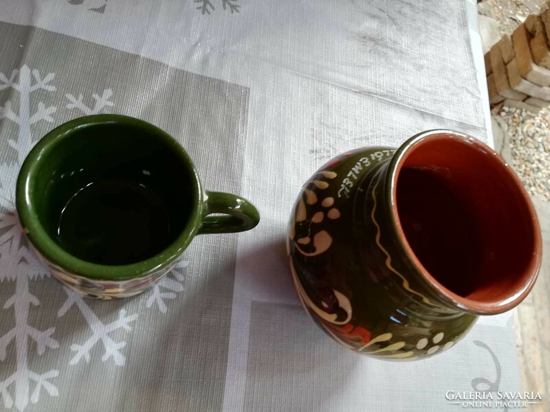 Folk ceramics-vase-small mug