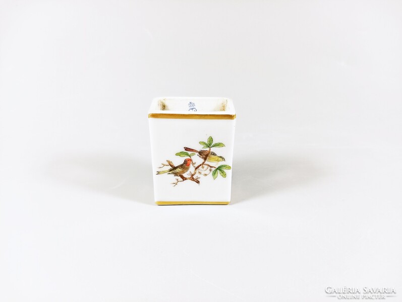 Herend, antique Rothschild matchbox, hand-painted porcelain (b112)
