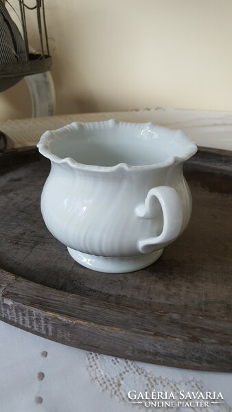 Snow white royal tettau porcelain sugar bowl