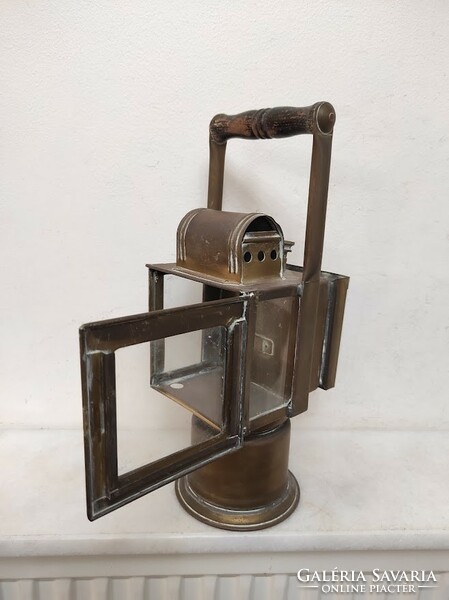 Antique railway bakter carbide lamp copper 558 5996