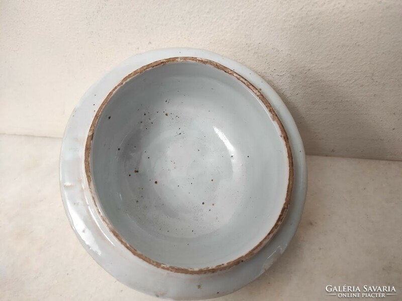 Antik patika tégely porcelán gyógyszer edény alborello gyógyszertár 573 6007