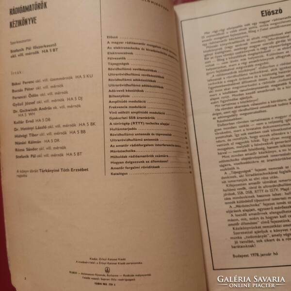 Rádióamatőrök kézikönyve 1978.
