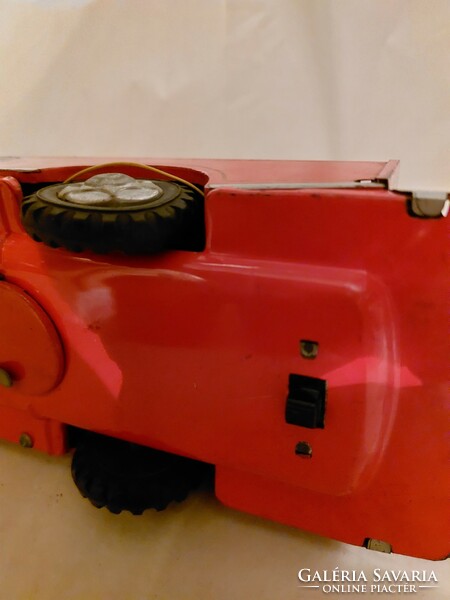 Retro Japanese Disc Fire Truck - Rare!