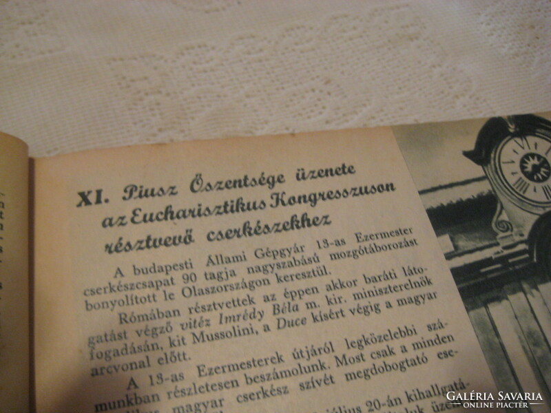 Hungarian Scout 1938-Sept. 1 From - 1939. Aug. 15 Ig , bound as a book 21 pcs