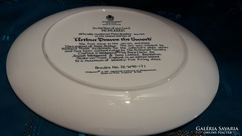 King Arthur legend plate, knight's decorative plate (m3058)