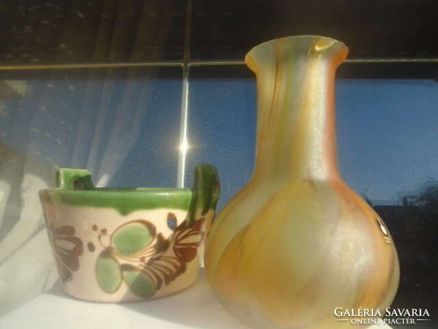 4 Pcs kaspó + 1 gift iridescent? Glass vase at advertising price
