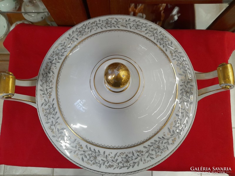 Alt wien fischer & mieg 1873-1918 Austrian empire, empire pirkenhammer soup large porcelain bowl.