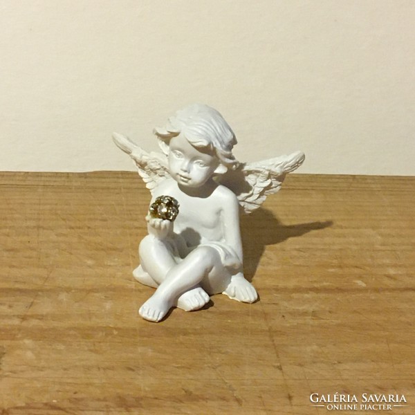 Christmas ceramic sitting angel
