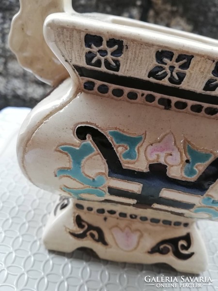 Old ornate oriental pottery