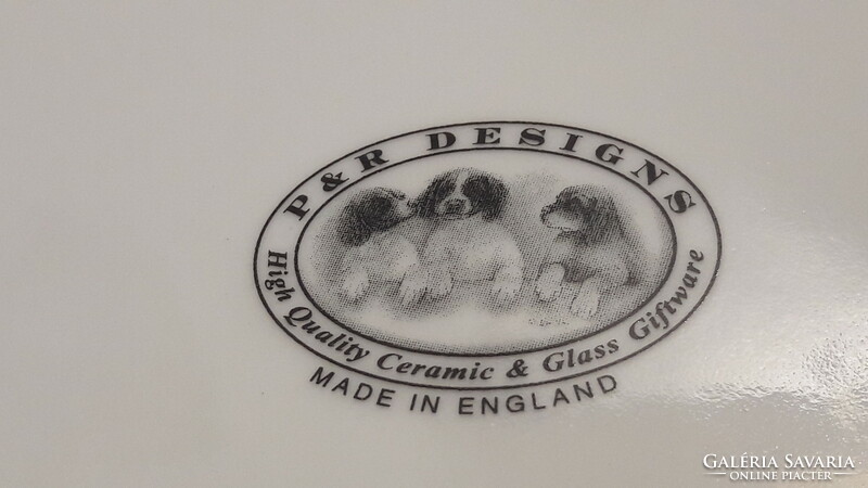Boxer dog porcelain decorative plate (l3062)