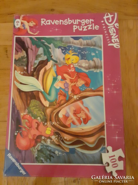 DISNEY Ariel 100 db os karton Ravensburger puzzle Disney hercegnő