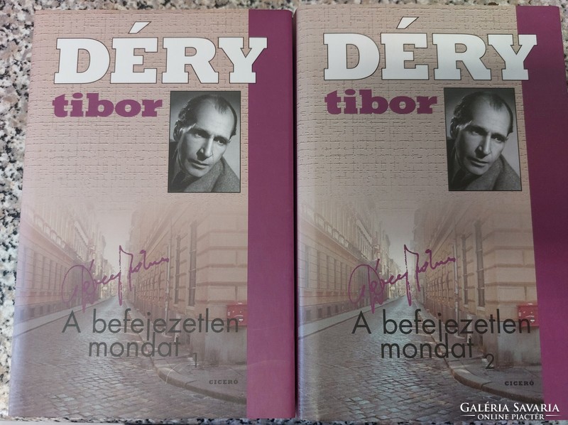 tibor Déry: the unfinished sentence i-ii. HUF 2,490.