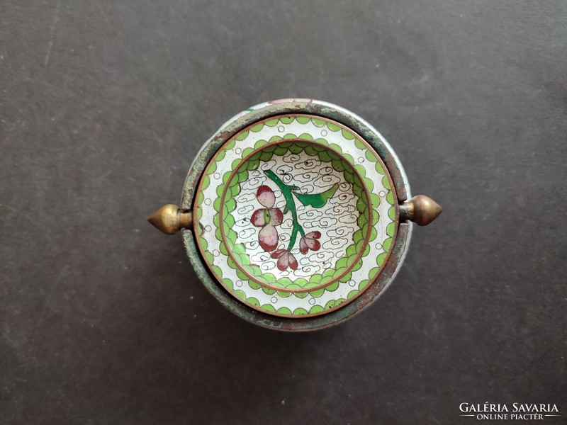 Rare Chinese cloisonne bowl, ashtray ash ashtray - ep