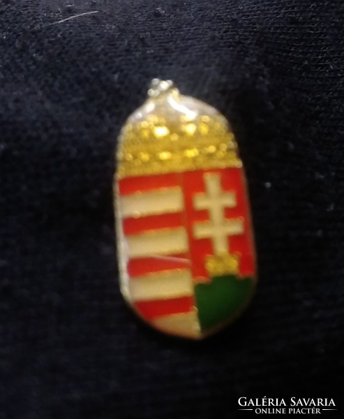 Old Hungarian badge - badge in the shape of Hungarian coat of arms