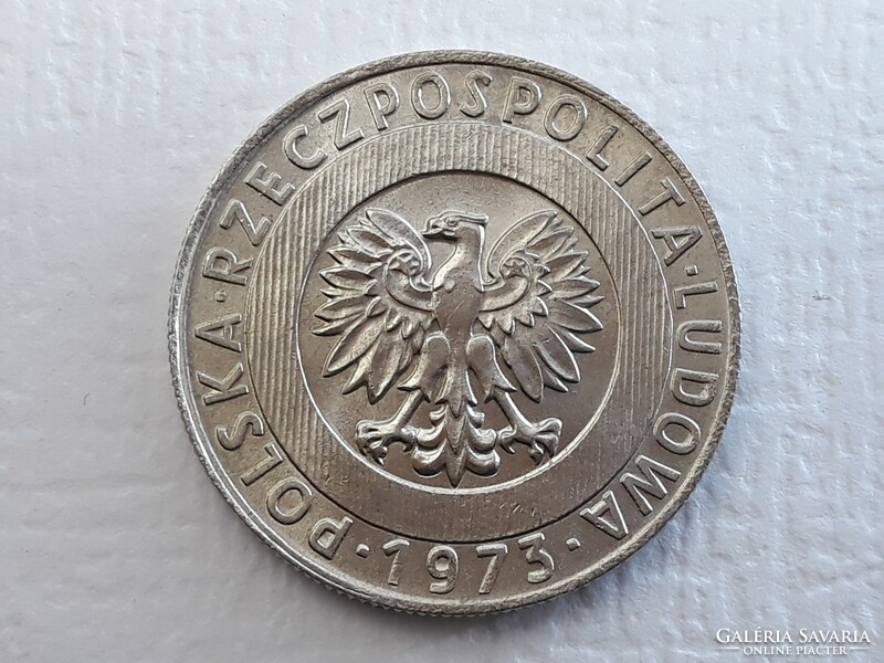 Poland 20 zloty 1973 coin - Polish 20 zloty, zl 1973 foreign coin