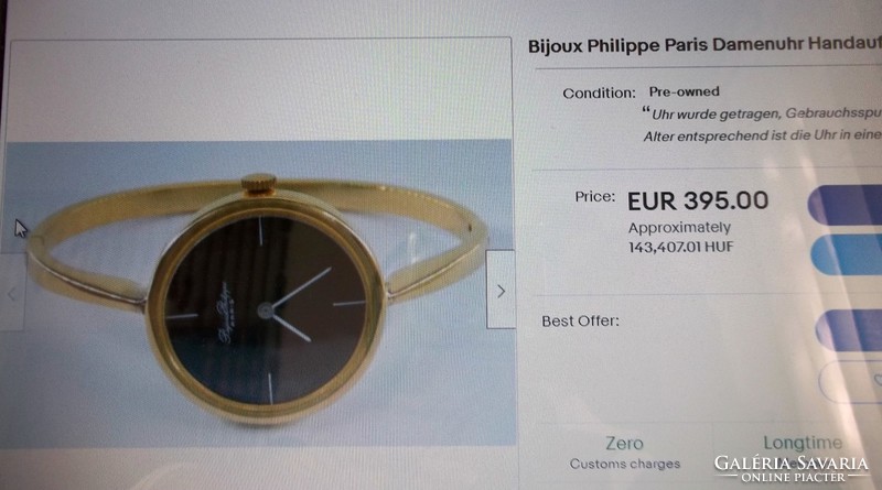 Bijoux philipp paris women's luxury watch