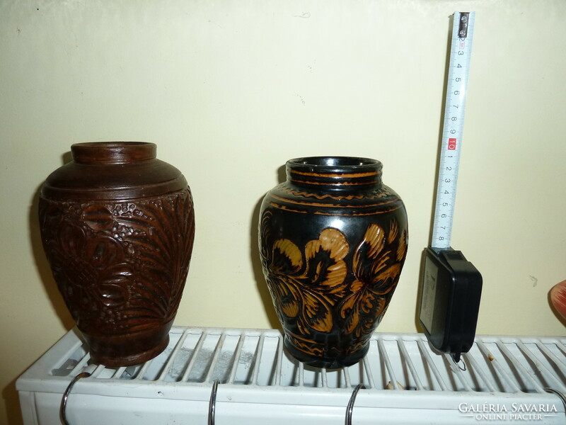Brown pattern belly, bay, Korund vase 2 pieces, also sold separately