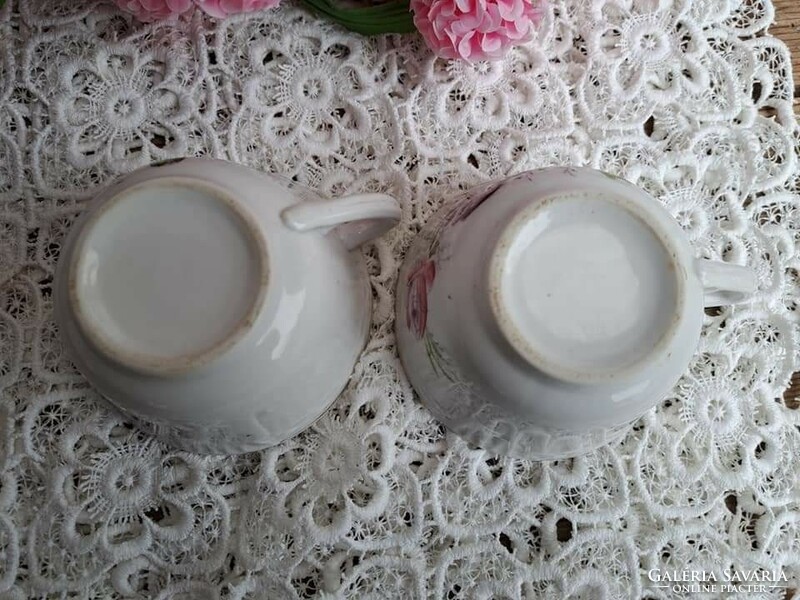 Beautiful Rare Antique Porcelain Floral Koma Mug Tea Cup Cups Koma Cup Collector's Beauty