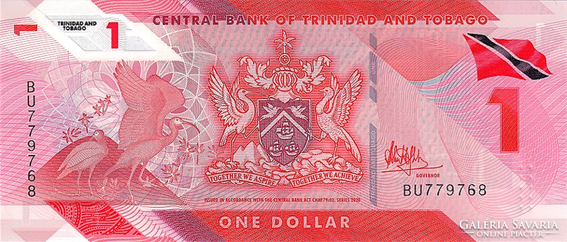 Trinidad és Tobago 1 dollár 2020 UNC POLYMER